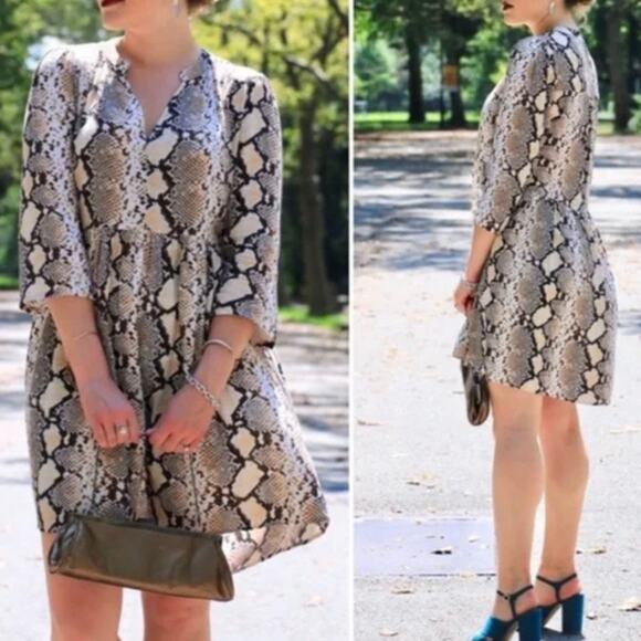 Maeve by Anthropologie XS Juno Snakeskin Dress - Picture 2 of 9